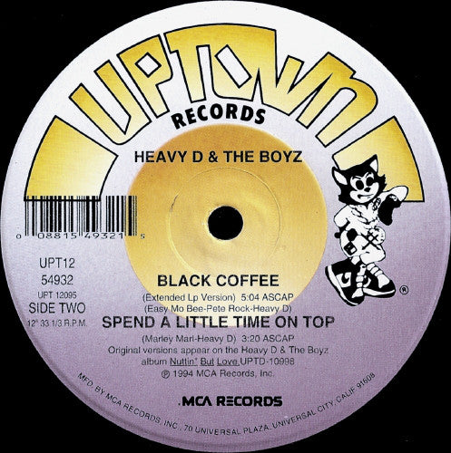 Heavy D. & The Boyz : Black Coffee (12", Single)