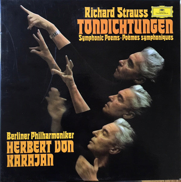 Richard Strauss, Herbert von Karajan, Berliner Philharmoniker : Tondichtungen (5xLP, Comp + Box, RE)