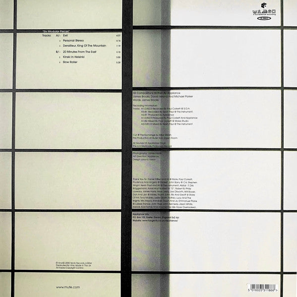 Appliance : Six Modular Pieces (LP, MiniAlbum)