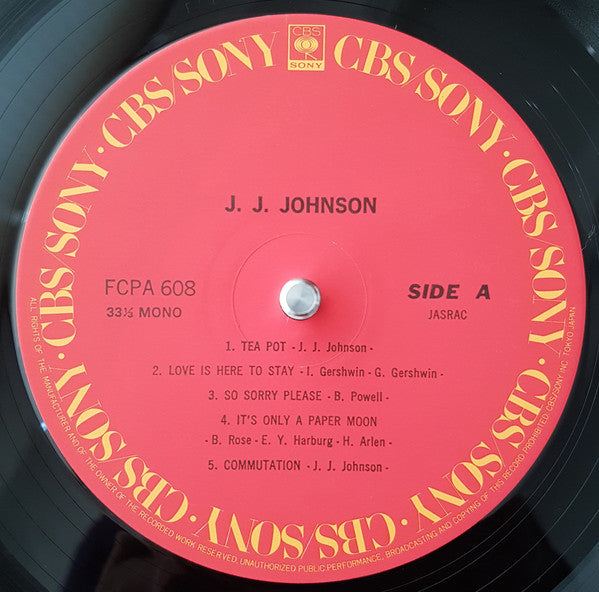 J.J. Johnson : J.J. Johnson (LP, Comp)