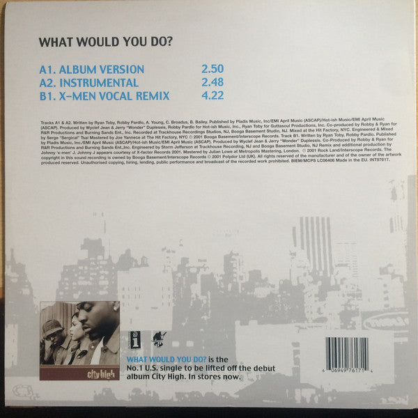 City High : What Would You Do? (12", Single)