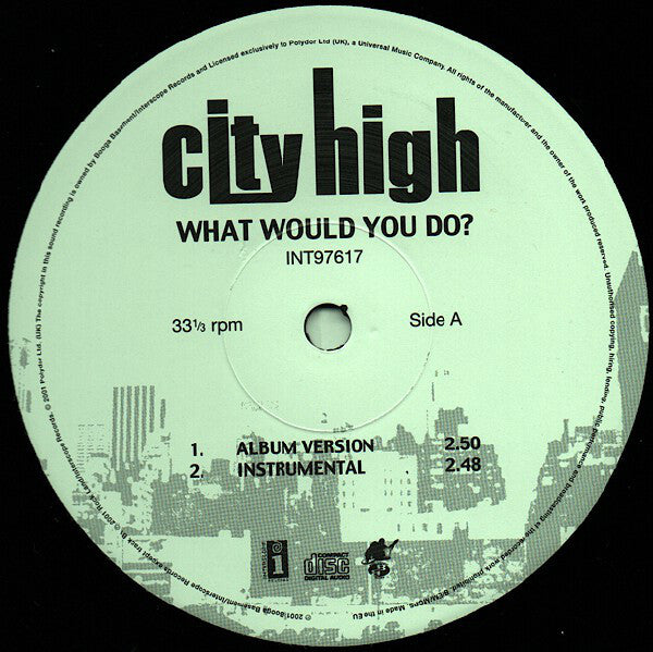 City High : What Would You Do? (12", Single)