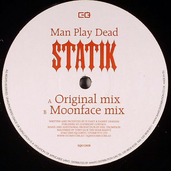 Man Play Dead : Statik (12")