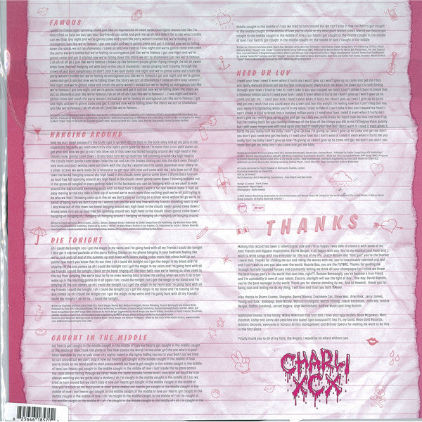 Charli XCX : Sucker (LP, Album, Pic)