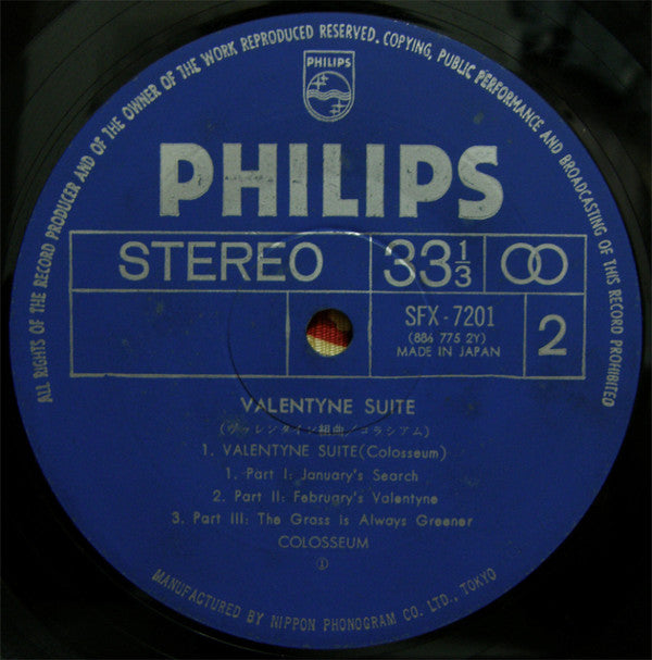 Colosseum : Valentyne Suite (LP, Album)