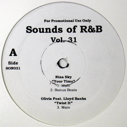 Various : Sounds Of R&B Vol. 31 (12", Promo, Unofficial)