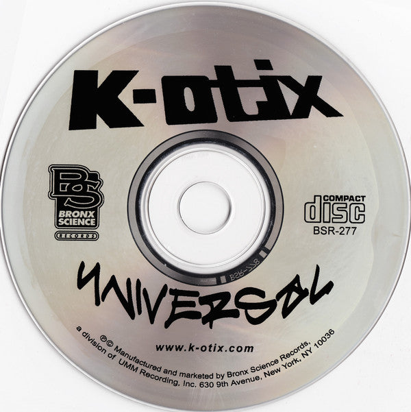 K-Otix : Universal (CD, Album)