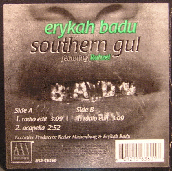 Erykah Badu : Southern Gul (12")