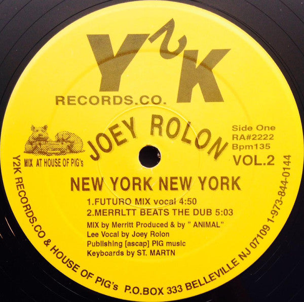 Joey Rolon : New York New York (12")