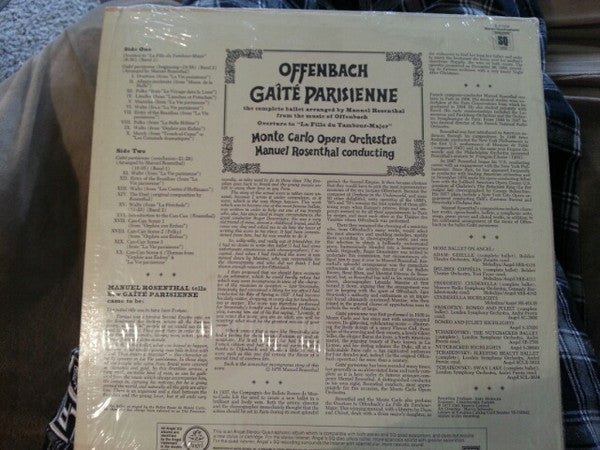 Jacques Offenbach / Orchestre National De L'Opéra De Monte-Carlo / Manuel Rosenthal : Gaite Parisienne (LP, Album, Quad)