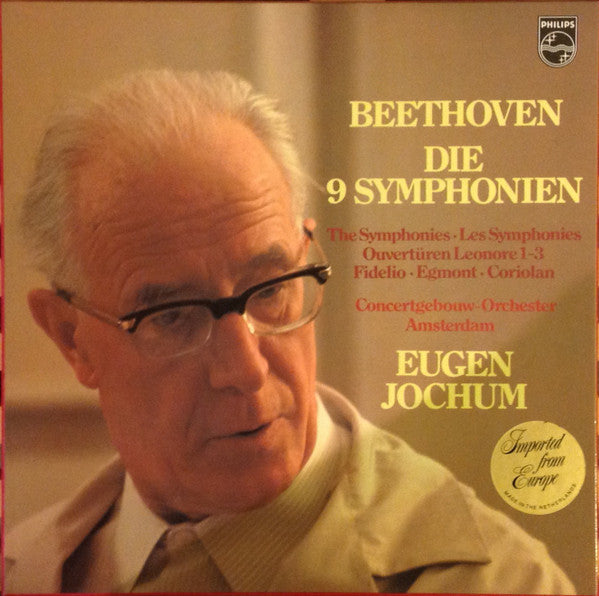 Eugen Jochum, Ludwig van Beethoven, Concertgebouworkest : Beethoven Die 9 Symphonien (7xLP + Box, RE)