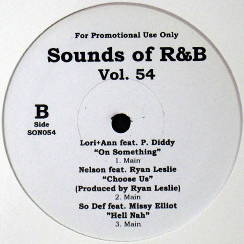 Various : Sounds Of R&B Vol. 54 (12", Promo, Unofficial)