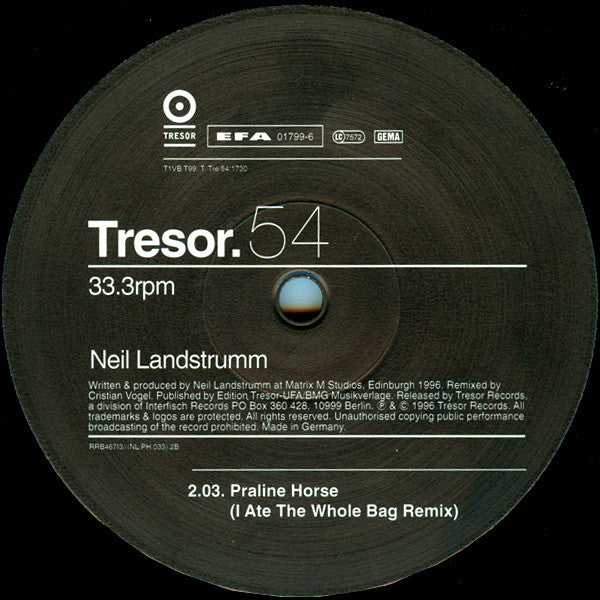 Neil Landstrumm : Praline Horse (12")