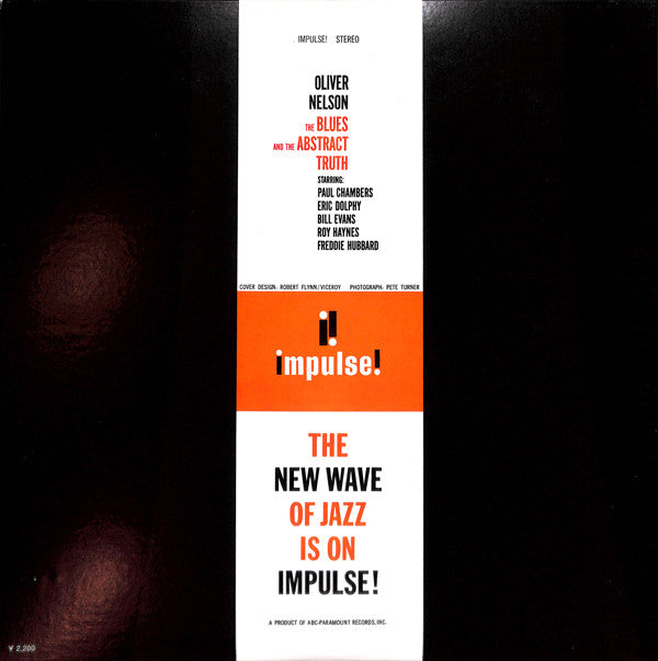 Oliver Nelson / Roy Haynes / Eric Dolphy / Bill Evans / Paul Chambers (3) / Freddie Hubbard : The Blues And The Abstract Truth (LP, Album, RE, Ora)