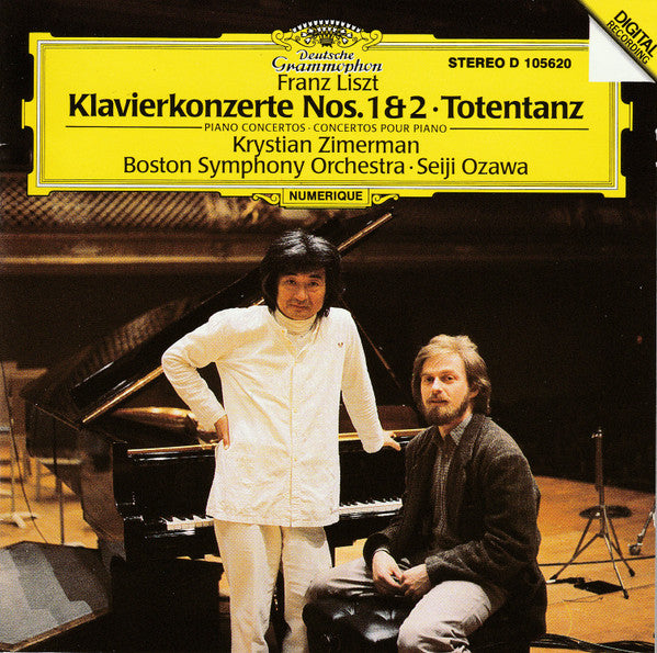 Franz Liszt / Krystian Zimerman / Boston Symphony Orchestra · Seiji Ozawa : Klavierkonzerte Nos. 1 & 2 · Totentanz · Piano Concertos · Concertos Pour Piano (CD, Club)