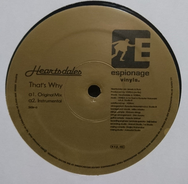 Heartsdales : That's Why / So Tell Me (DJ Hasebe Remix) (12")