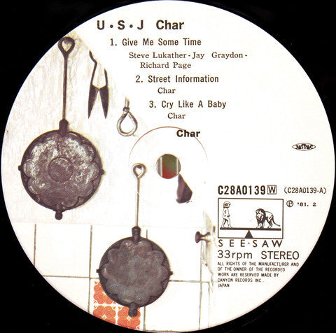 Char : U•S•J (LP, Album)