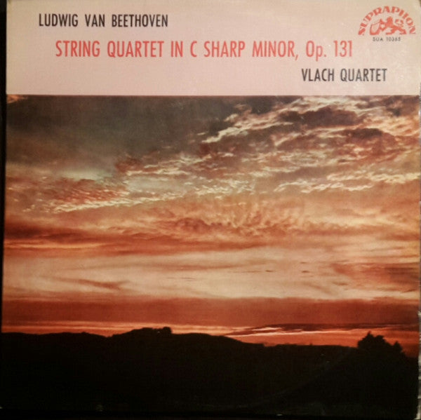 Ludwig van Beethoven, Vlach Quartet : String Quartet In C Sharp Minor, Op.131 (LP, Mono)