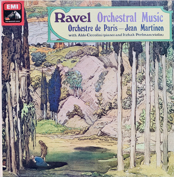 Maurice Ravel - Orchestre De Paris, Jean Martinon, Aldo Ciccolini, Itzhak Perlman : Orchestral Music (5xLP, Quad)