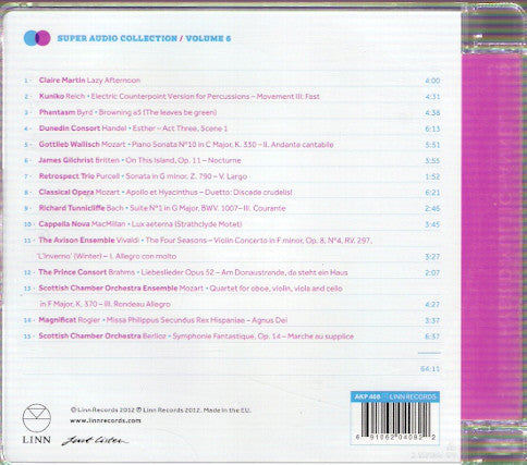 Various : Super Audio Collection / Volume 6 (SACD, Hybrid, Multichannel, Smplr)