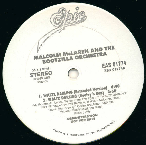 Malcolm McLaren And The Bootzilla Orchestra : Waltz Darling (12", Promo)