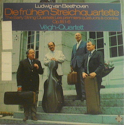 Ludwig van Beethoven - Quatuor Végh : Die Frühen Streichquartette Op. 18 Nr. 1-6 (3xLP, Box)