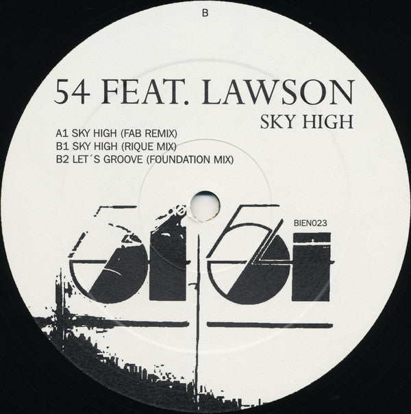 54 Feat. Eddie Lawson : Sky High (12")