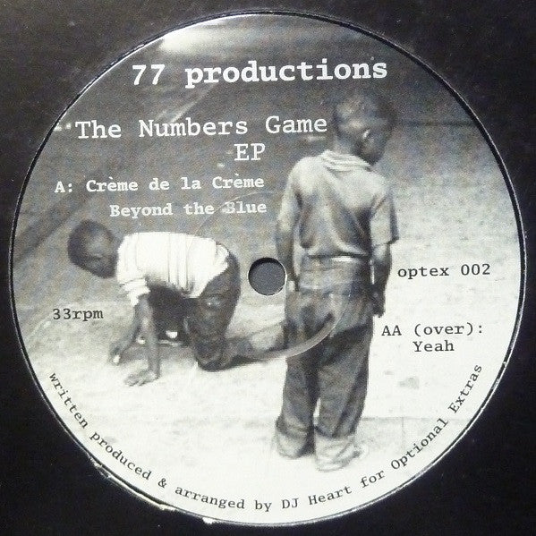 77 Productions : The Numbers Game EP (12", EP)