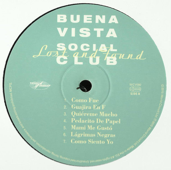 Buena Vista Social Club : Lost And Found (LP, Album)