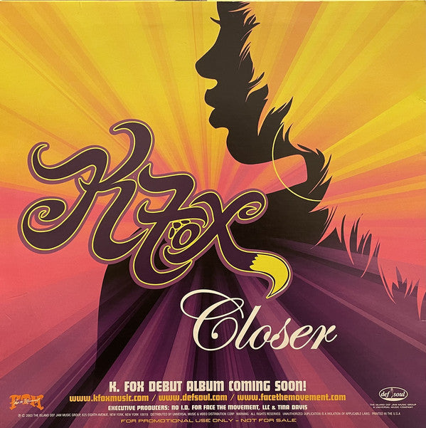 K. Fox : Life (L.A. To Chicago) / Closer (12", Single, Promo)