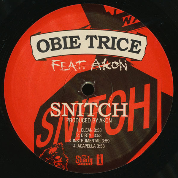 Obie Trice Feat. Akon : Snitch (12")