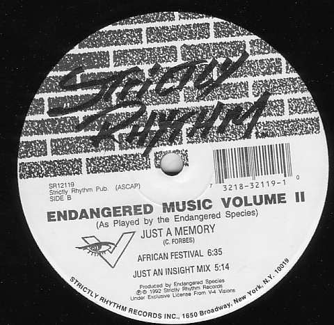 Endangered Species : Endangered Music Volume II (12")