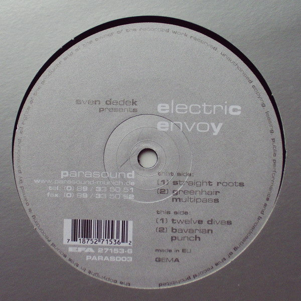 Electric Envoy : Straight Roots (12")