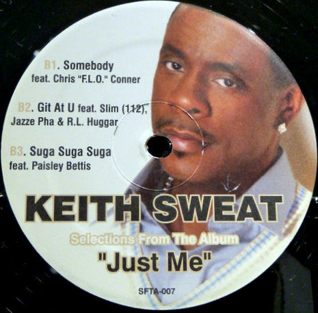 Keith Sweat : Selections From The Album "Just Me" (12", EP)