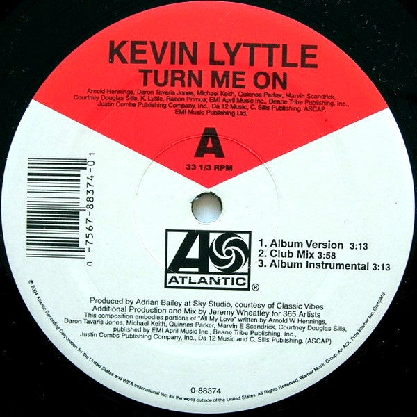 Kevin Lyttle : Turn Me On (12")