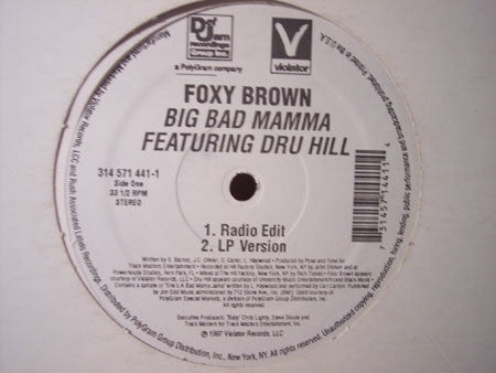 Foxy Brown : Big Bad Mamma (12")