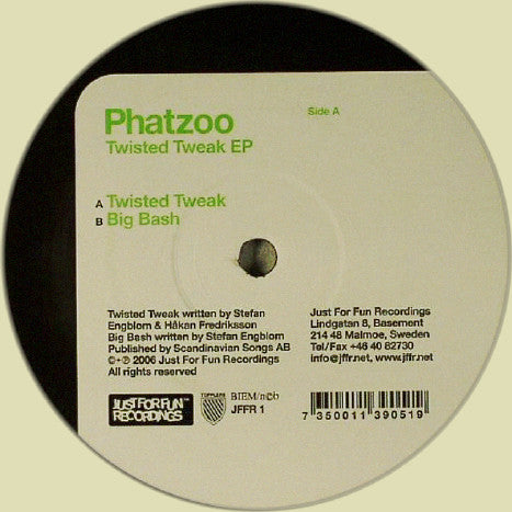 Phatzoo : Twisted Tweak EP (12", EP)