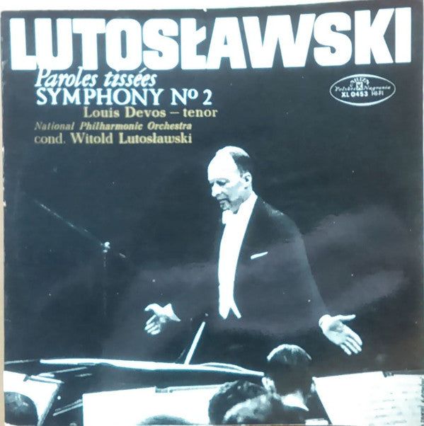 Witold Lutoslawski : Paroles Tissées; Symphony No. 2 (LP, Album, GAT)