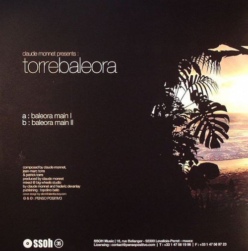 Claude Monnet Presents Torre : Baleora (12")