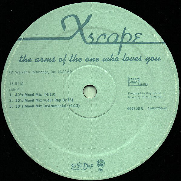 Xscape : The Arms Of The One Who Loves You (12")