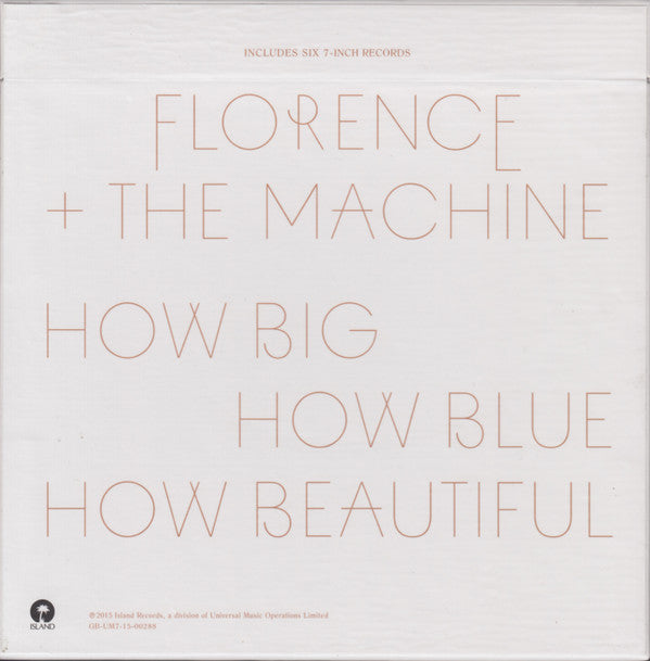 Florence And The Machine : How Big, How Blue, How Beautiful (Box, Ltd + 6x7", Album)