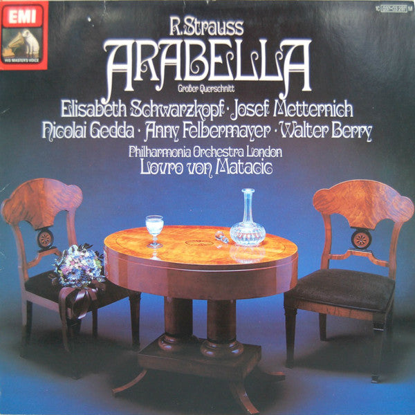 Richard Strauss, Elisabeth Schwarzkopf, Josef Metternich, Nicolai Gedda, Anny Felbermayer, Walter Berry, The London Philharmonic Orchestra, Lovro Von Matacic : Arabella • Großer Querschnitt (LP, Comp, Mono)