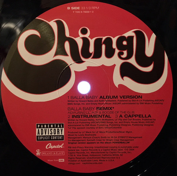 Chingy : Balla Baby (Remix) (12")