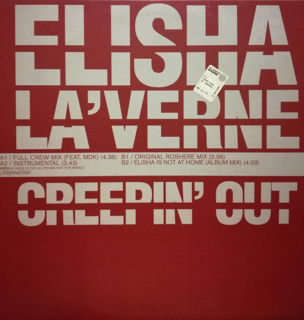 Elisha La'Verne : Creepin' Out (12")