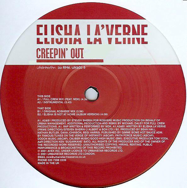 Elisha La'Verne : Creepin' Out (12")