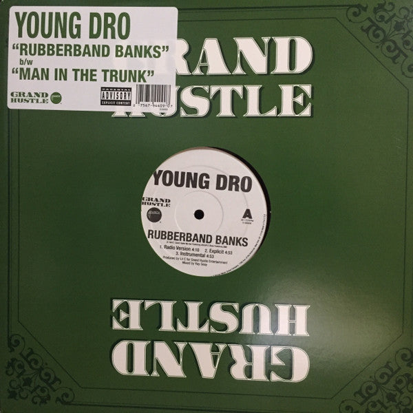 Young Dro : Rubberband Banks / Man In The Trunk (12")