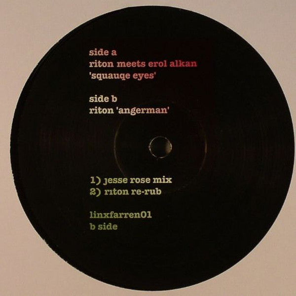 Riton : Squauqe Eyes / Angerman (12")