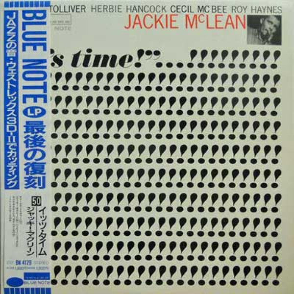 Jackie McLean : It's Time! (LP, Album, Ltd, RE)