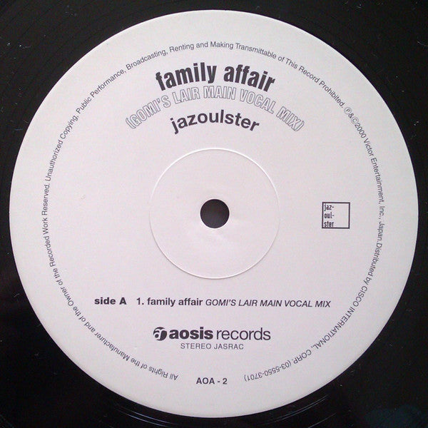 Jazoulster : Family Affair (12")