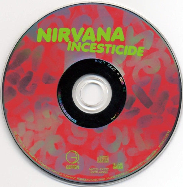 Nirvana : Incesticide (CD, Comp, RE, Pin)